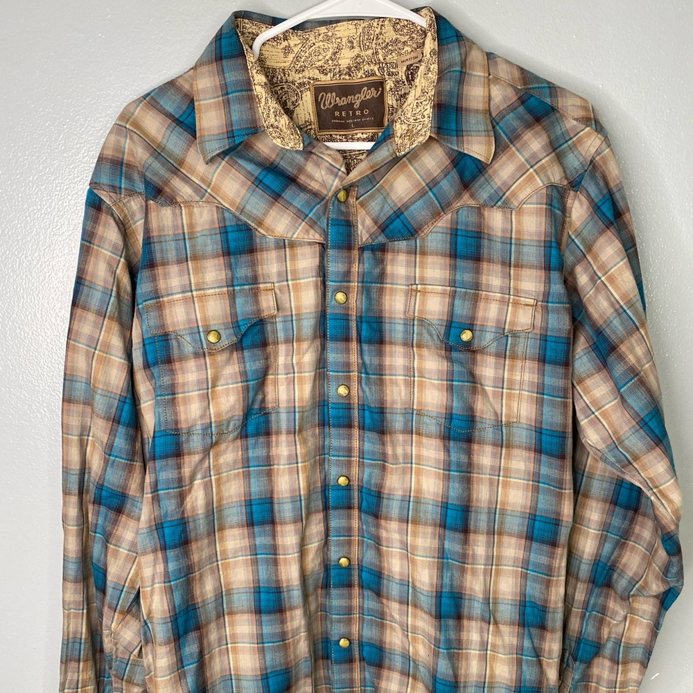 Wrangler Retro Long Sleeve Button Down